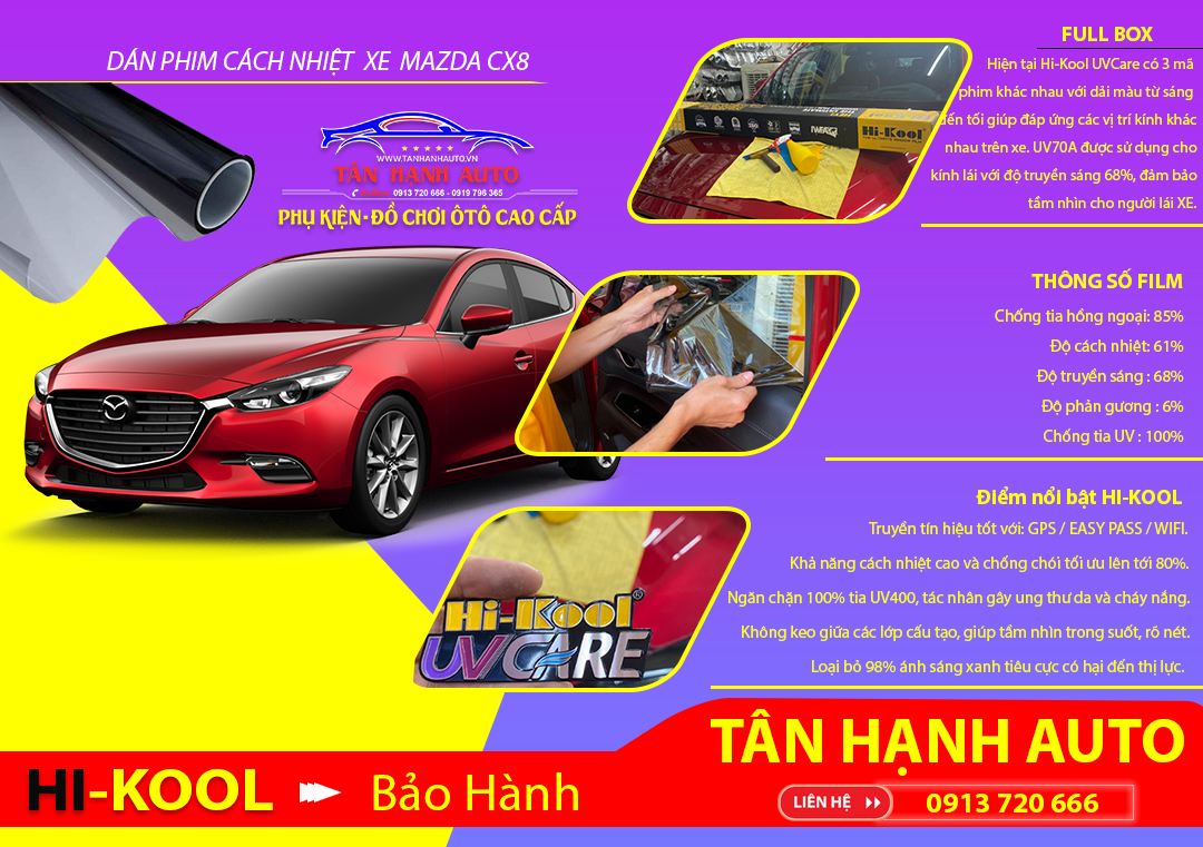 dán phim cách ô tô cà mau, dan phim cach nhiet xe oto, 
